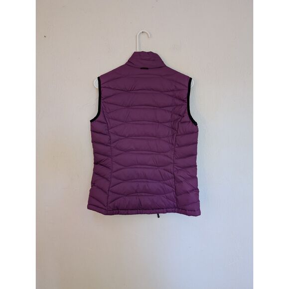 Eddie Bauer Full Zip Down Puffer Vest Women's S Purple Nylon Outdoor Winter - Picture 7 of 7